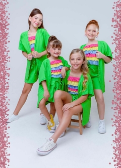 CONJUNTO KIMONO COLORE BARBIE - comprar online