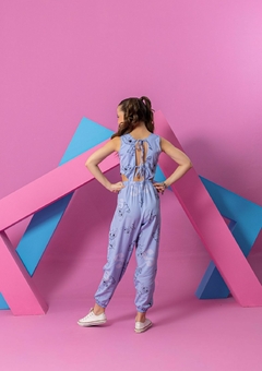 MACAQUINHO HANNA STITCH AZUL - Formiguinha Kids Moda Infantil