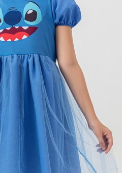FANTASIA INFANTIL STITCH AZUL na internet