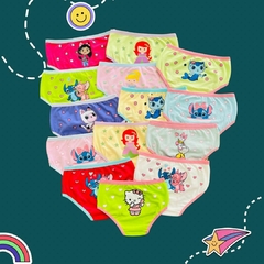 KIT 5 CALCINHAS COTTON DIVERSOS - loja online