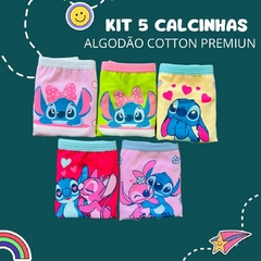 KIT 5 CALCINHAS COTTON DIVERSOS na internet