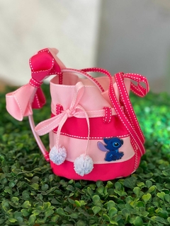 KIT INFANTIL BOLSA + ARCO STITCH na internet