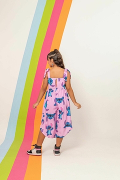 MACAQUINHO PANTACOURT LARA STITCH - Formiguinha Kids Moda Infantil