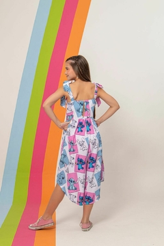 MACAQUINHO PANTACOURT LARA STITCH - Formiguinha Kids Moda Infantil