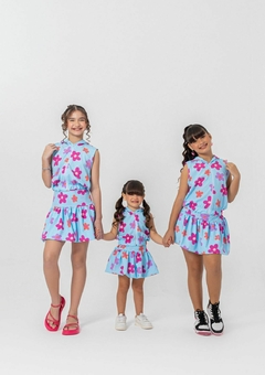 CONJUNTO INFANTIL NATALIA BALONE FLOR - comprar online