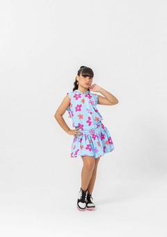 CONJUNTO INFANTIL NATALIA BALONE FLOR - loja online