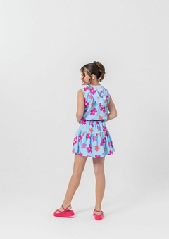CONJUNTO INFANTIL NATALIA BALONE FLOR