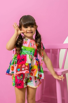 Imagem do CONJ PEPLUM LASTEX FRIENDS