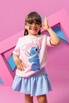 Imagem do CONJ STITCH TEE + SHORT SAIA BALONE