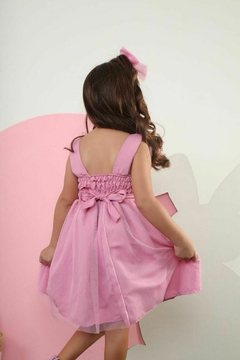 VESTIDO INFANTIL MENINA DE PASCOA TULLE - comprar online