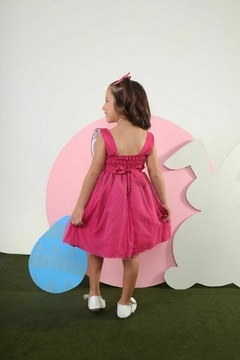 VESTIDO INFANTIL MENINA DE PASCOA TULLE - loja online