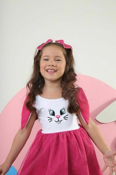 VESTIDO INFANTIL MENINA DE PASCOA TULLE na internet