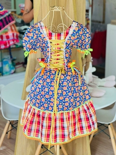 VESTIDO JUNINO DIVERSOS INFANTIL - loja online