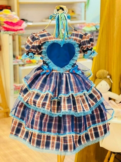 VESTIDO JUNINO DIVERSOS INFANTIL - Formiguinha Kids Moda Infantil