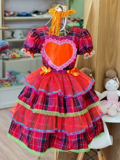 VESTIDO JUNINO DIVERSOS INFANTIL