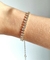 Pulseira Riviera Zircônias Geométricas banho de ouro