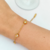 Pulseira Números Romanos Cravejada - comprar online
