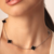Choker trevos resinados
