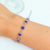 Pulseira zircônias Corações - comprar online
