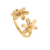 Anel Flor Dupla - loja online