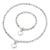 Conjunto Corrente e Pulseira Coração na internet