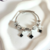Pulseira Ajustável Montada com Berloques Cravejado na internet