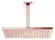 CHUVEIRO QUADRADO TETO S/ TUBO CONTEMPORARY KATALYST 203MM - REVESTTIR