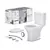 KIT COMPLETO BACIA C/ CAIXA ACOPLADA SPAN FLOW ROUND - comprar online