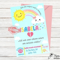 Convite Digital Chuva de Amor