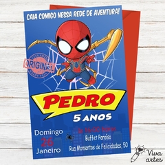 Convite Digital Homem Aranha