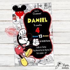 Convite Digital Mickey