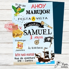 Convite Digital Piratas