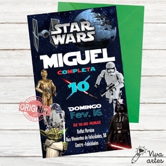 Convite Digital Star Wars