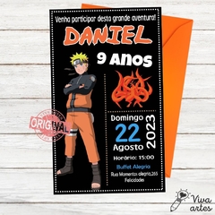 Convite Digital Naruto