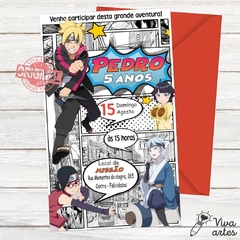 Convite Digital Boruto