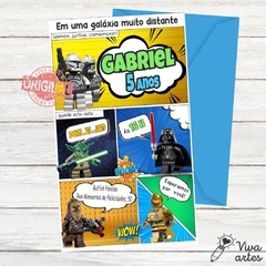 Convite Digital Star Wars