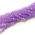 Fio de Cristal Lilás Transparente 6MM/8MM/10MM Em Vidro