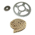(9991) KIT TRANSMISION GILERA SMASH 110/ WAVE 35/15 CON CADENA DORADA - comprar online