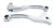 (1106) MANIJA FRENO Y EMBRAGUE YAMAHA XTZ 125 '14/ '18 CORTA (WIRTZ) - comprar online