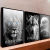 Kit 3 Quadros Decorativos Disciplina Execução Foco Com Moldura - Enjoy Home Store