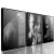 Kit 3 Quadros Decorativos 2 Pac Hip Hop Cultura Rap Com Moldura - comprar online