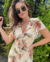 VESTIDO FLORAL GIZ AQUARELA - comprar online