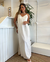 VESTIDO LINHO LONGO ALÇA CORDA - sulwave