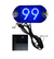 Placa de Led Motorista Aplicativo 99 - Luz Azul - comprar online