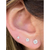 Trio Brinco Strass Prata com base de silicone segundo furo orelha Piercing cartela com 3 unidades Acessórios Moda - comprar online