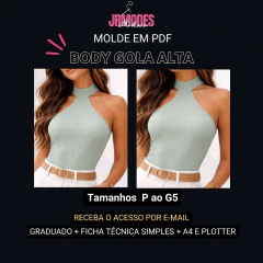 Modelagem Body gola alta