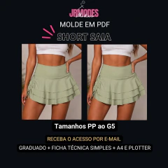 Modelagem Short Saia
