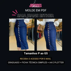 Modelagem Saia Jeans Esther
