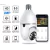 Câmera wifi ip sem fio wireless giratória 360 com encaixe lampada bocal rosca full HD visão noturna segurança bicolor - 2KngStore
