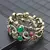 Pulseira Boêmia Vintage Turca com Cristal, Manguito Vazado Flor/ Cod. JP0012 - comprar online